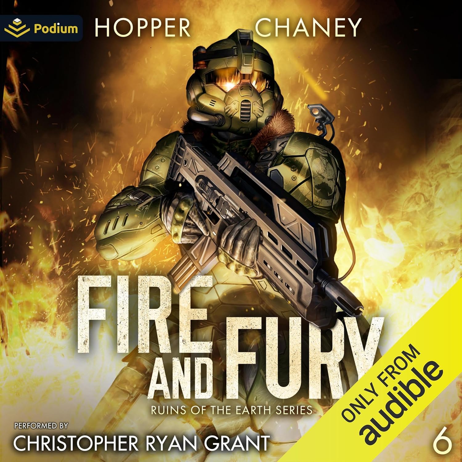 Cover of Fire and Fury: Ruins of the Earth, Book 6